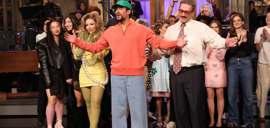 Watch Bad Bunny Host, Doja Cat Perform “Aaahh Men!” and “Gorgeous” on Saturday Night Live